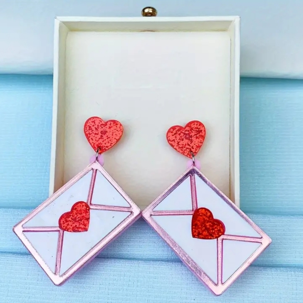 Secret Admirer Love Letter Earrings